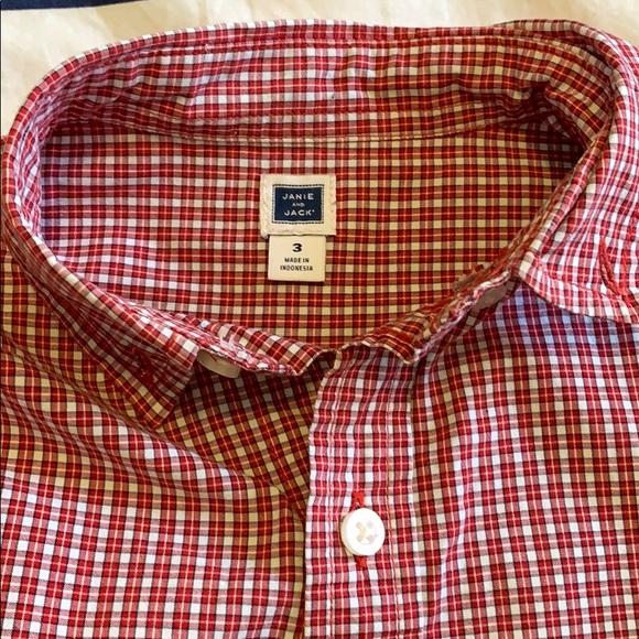 Janie and Jack boys button down - Picture 1 of 3